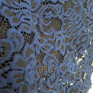 ElieTahari Blue Lace pencil skirt